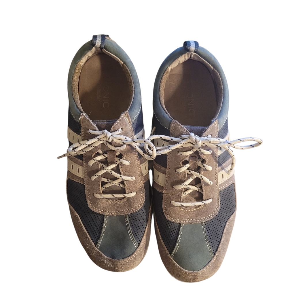 VIONIC Lombardi mens suede & mesh casual shoes - 10.5.      O33